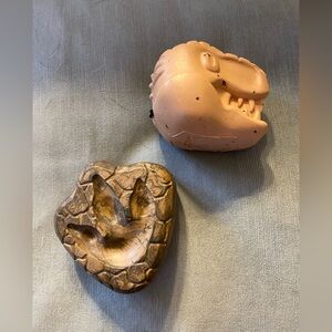 Bark Jurassic Park Dinosaur Dog Toys-Treat Skull and Footprint Fossil Chew